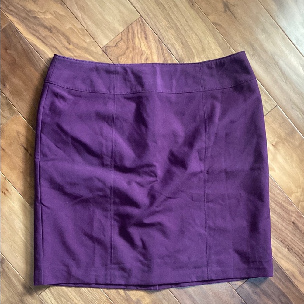 Worthington Purple Mini Pencil Skirt